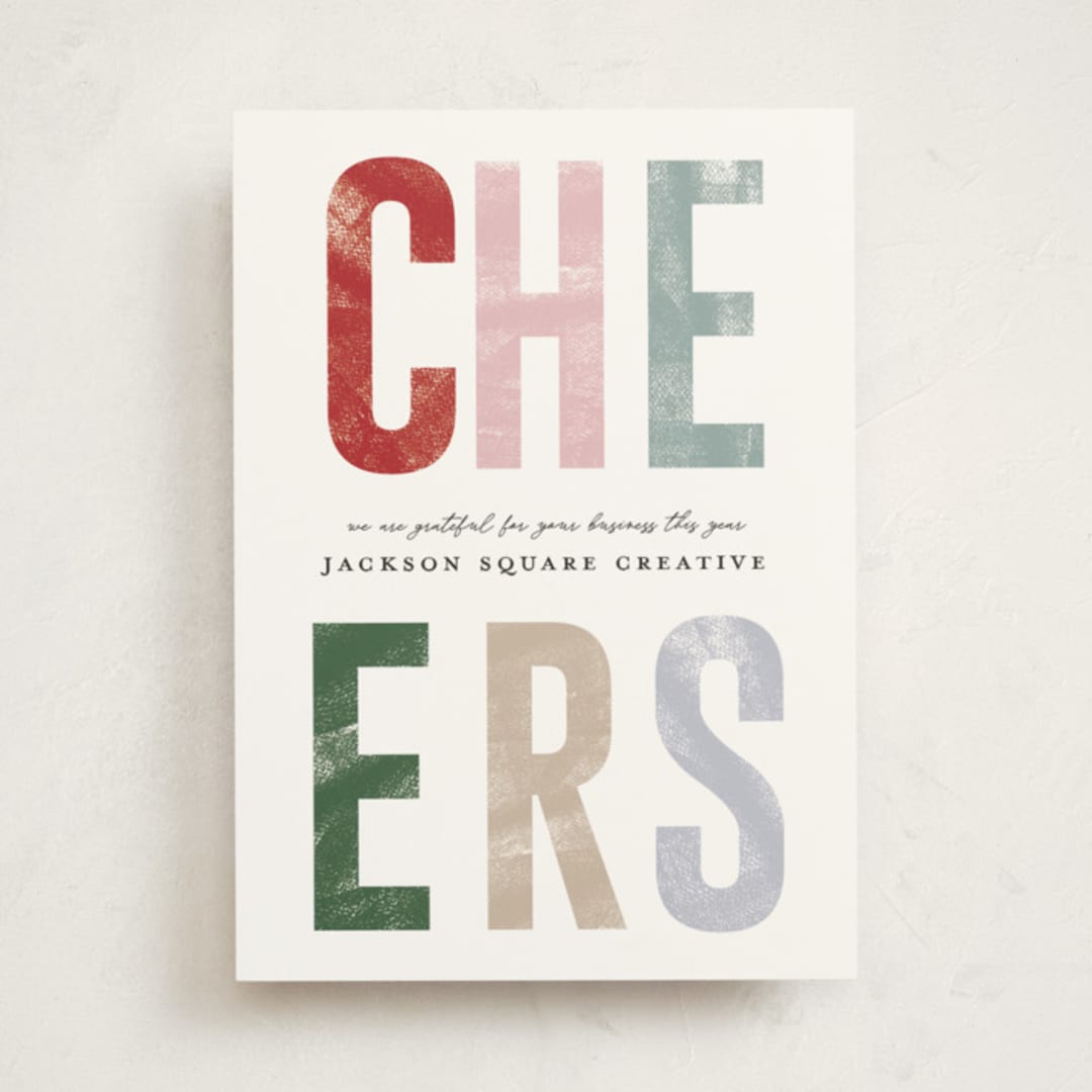 "BIG thanks" - Holiday Cards in Candy Dish by Pixel and Hank - Front