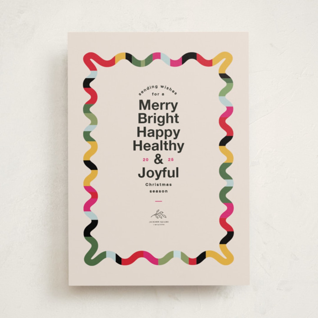 "Ever So" - Holiday Cards in Confetti by Owl and Toad - Front