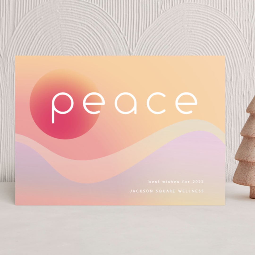 "a new peace" - Holiday Cards in Compassion by Kamala Nahas - Front