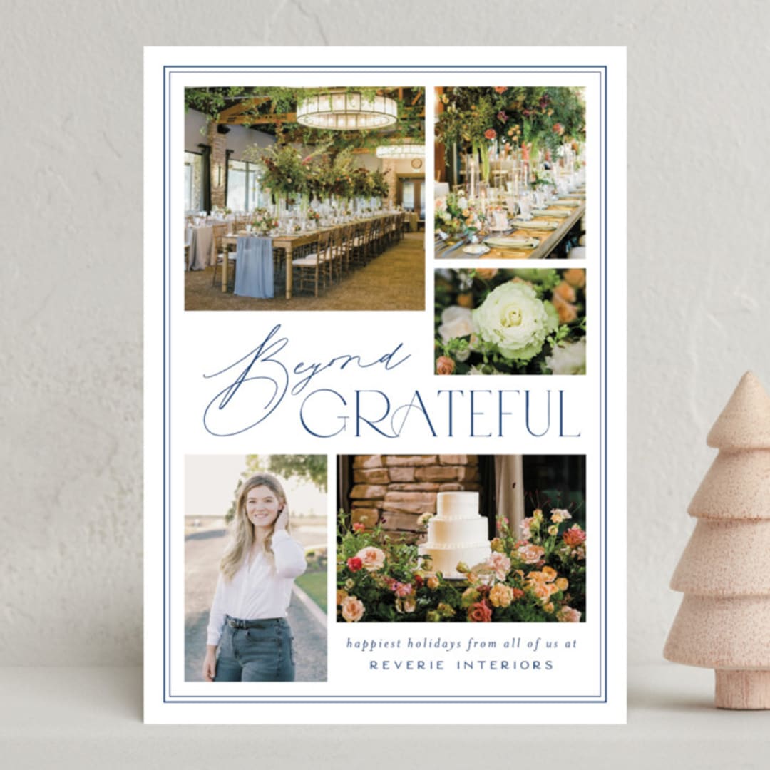 "Beyond" - Holiday Cards in Lake by Amy Kross - Front