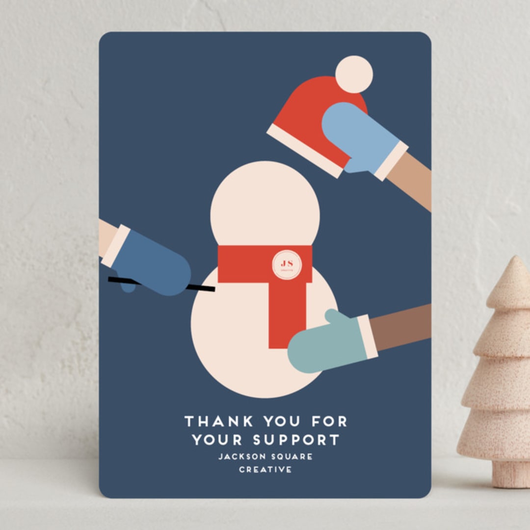 "teamwork" - Holiday Cards in Mountain by Claudia Orengo - Front