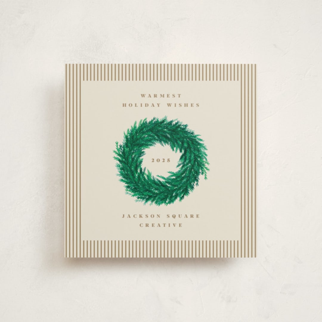 "Lauren" - Holiday Cards in Eggnog by Kristie Kern - Front