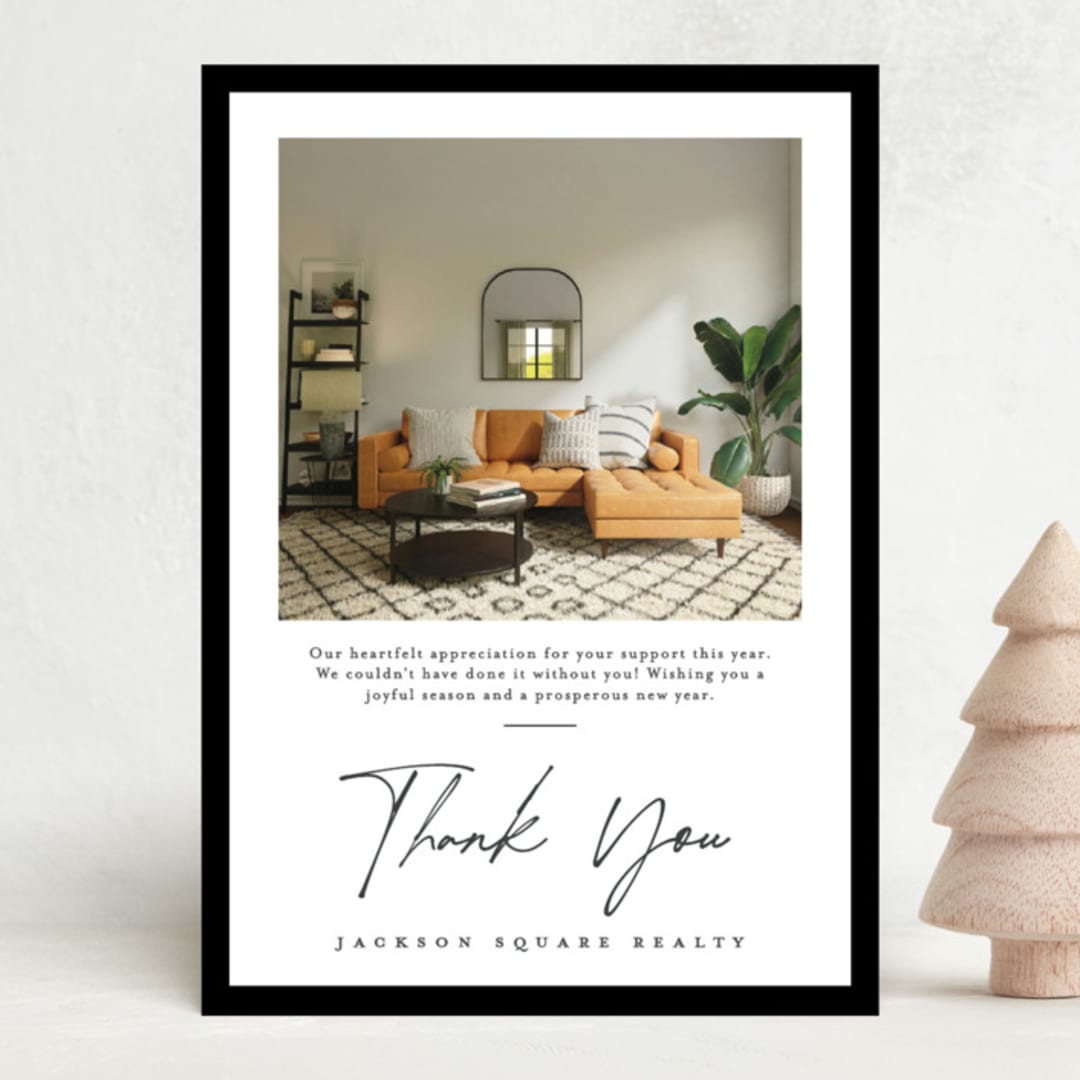 "Mod appreciation" - Holiday Cards in Ink by Creo Study - Front