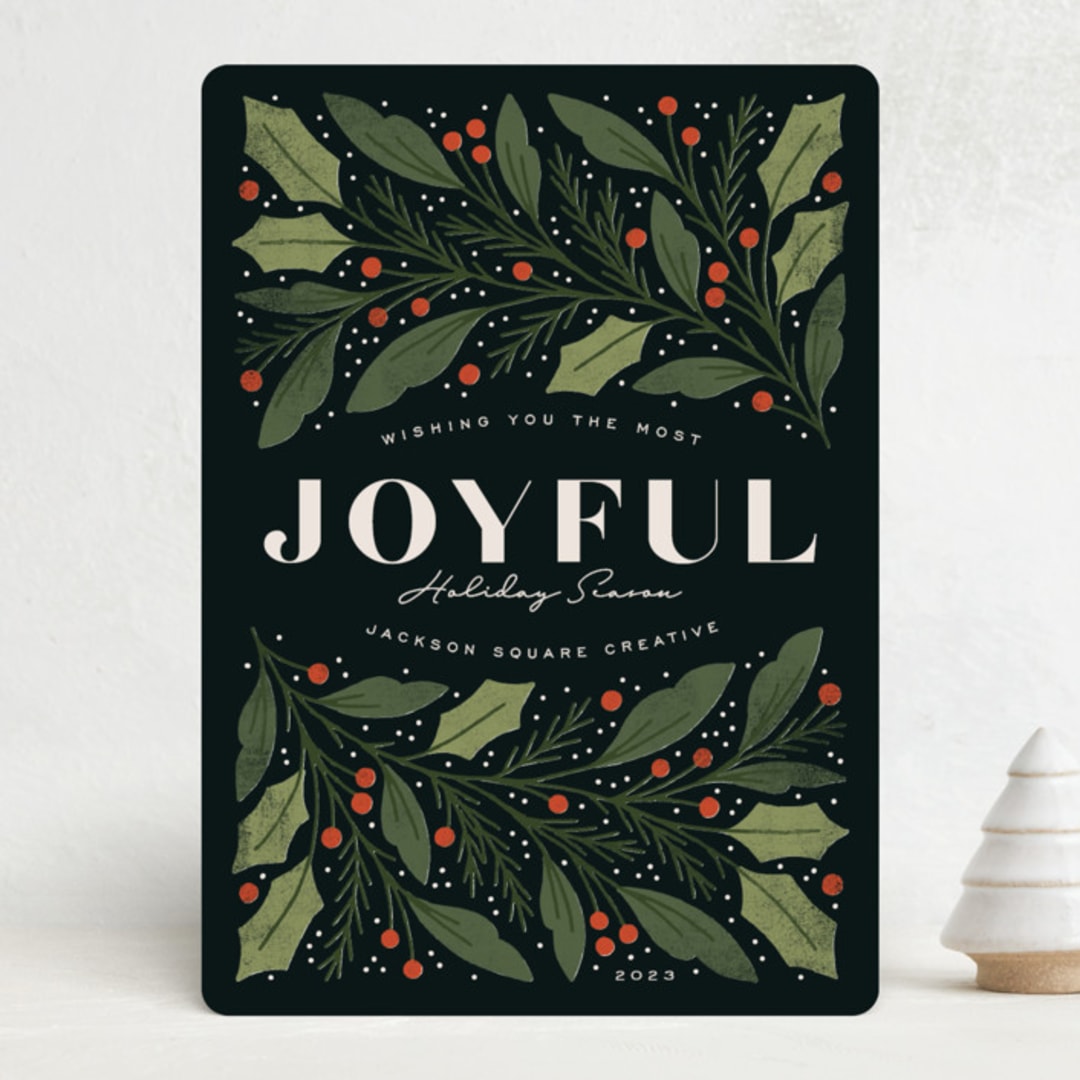 "Winter Surround" - Holiday Cards in Woodland by Michelle Taylor - Front