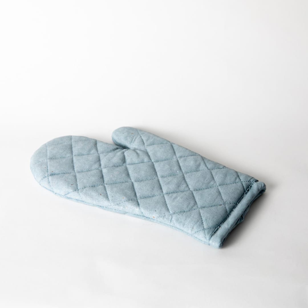 "Light Blue Terrazzo Oven Mitt Trivet" - Trivets in blue by Pretti.Cool