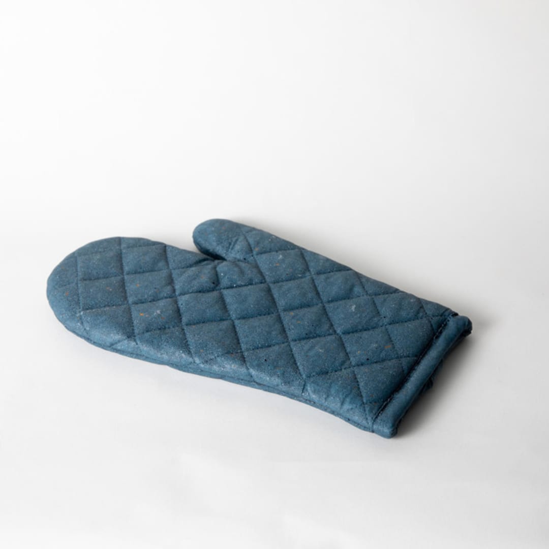 "Cobalt Terrazzo Oven Mitt Trivet" - Trivets in blue by Pretti.Cool