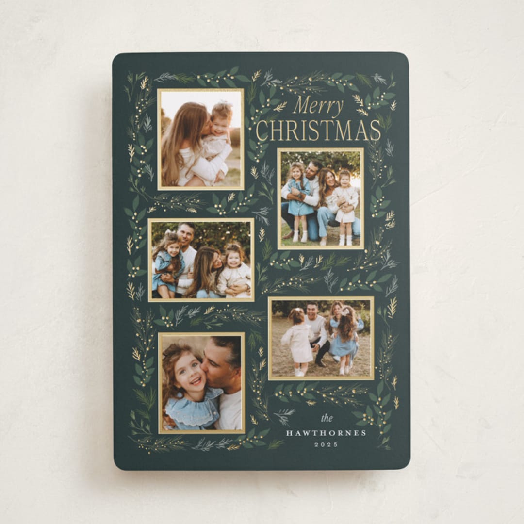 "evergreen gallery" - Holiday Cards in Juniper by Rebecca Durflinger - Front