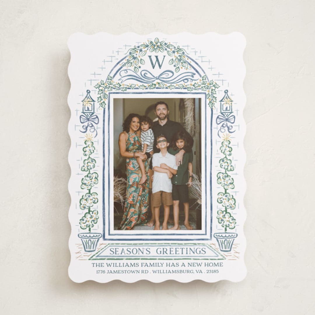"Colonial Christmas" - Holiday Cards in Lake by Paper Sun Studio - Front