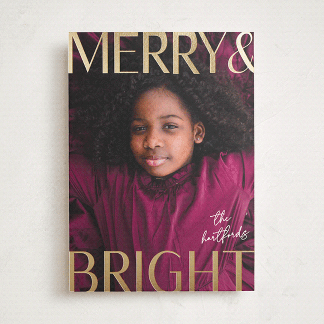 "Bright" - Holiday Cards in North Star by Susan Asbill - Front