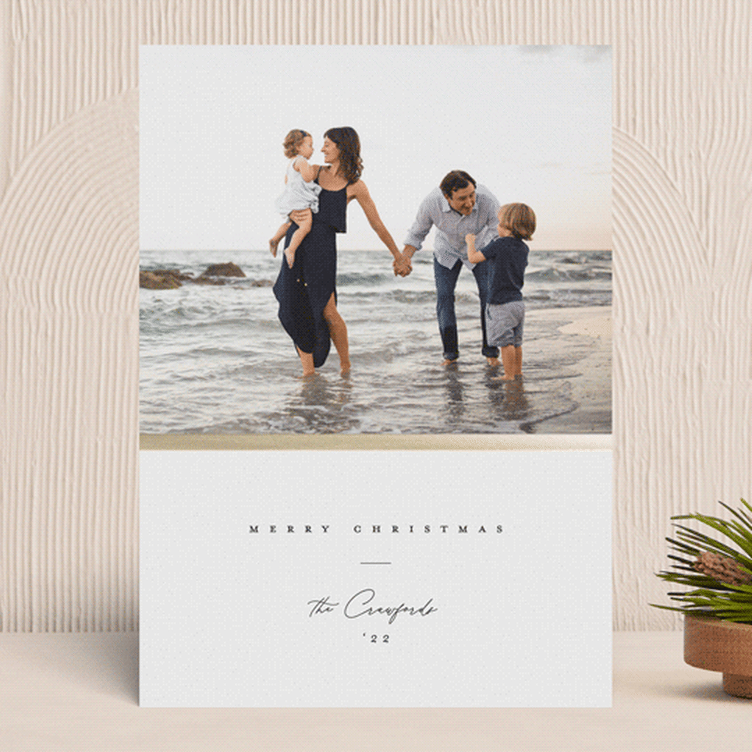 "Mesmerize" - Holiday Cards in Cotton by Carolyn Nicks - Front