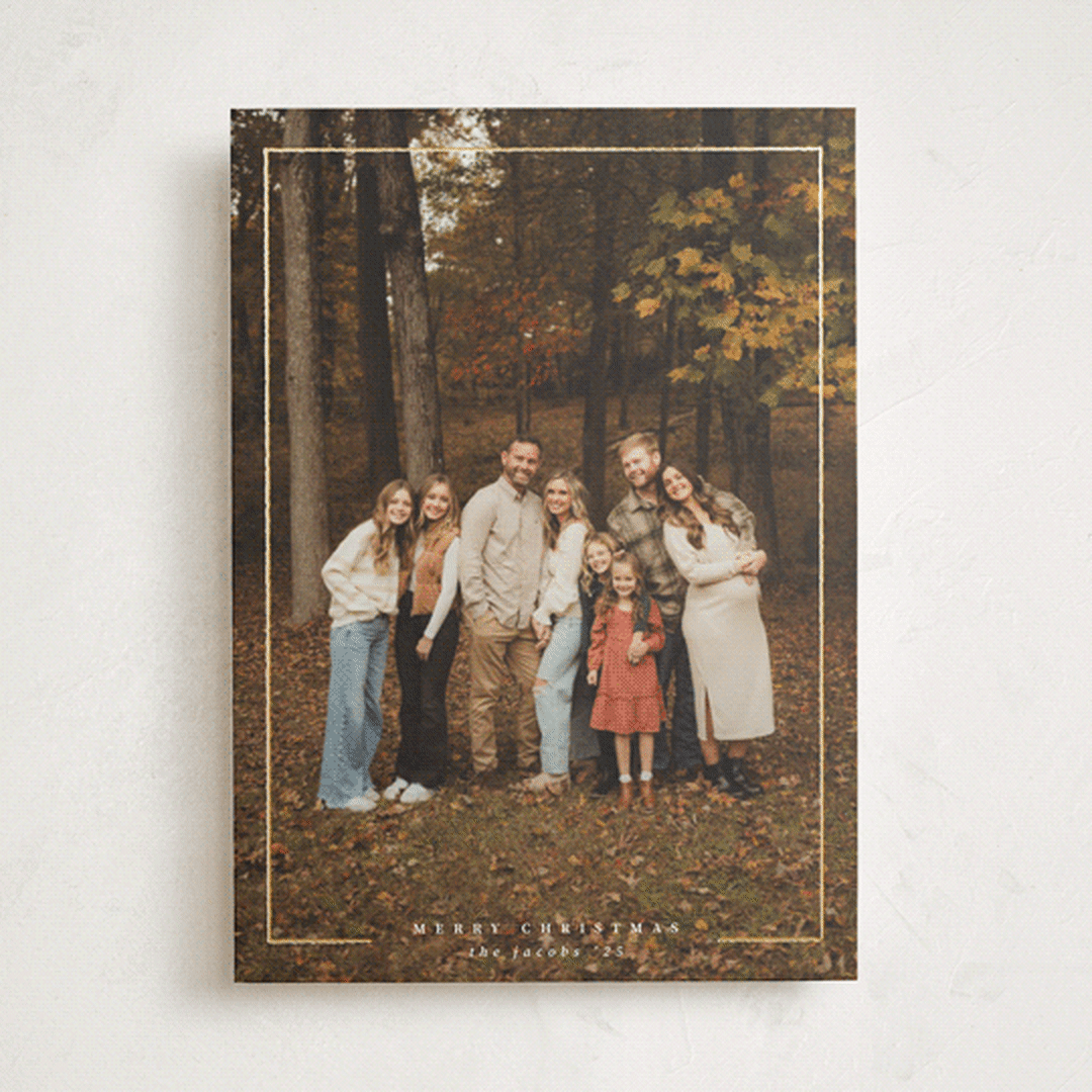 "thin marker" - Holiday Cards in Pudding by Adelyn T. - Front