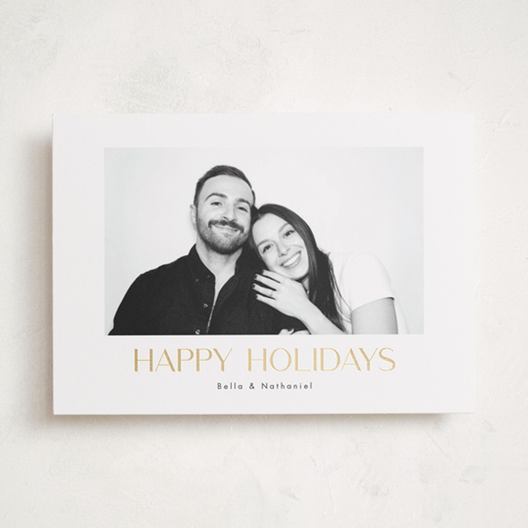 "minimalist holiday" - Holiday Cards in Snow by Kristen Knechtel - Front
