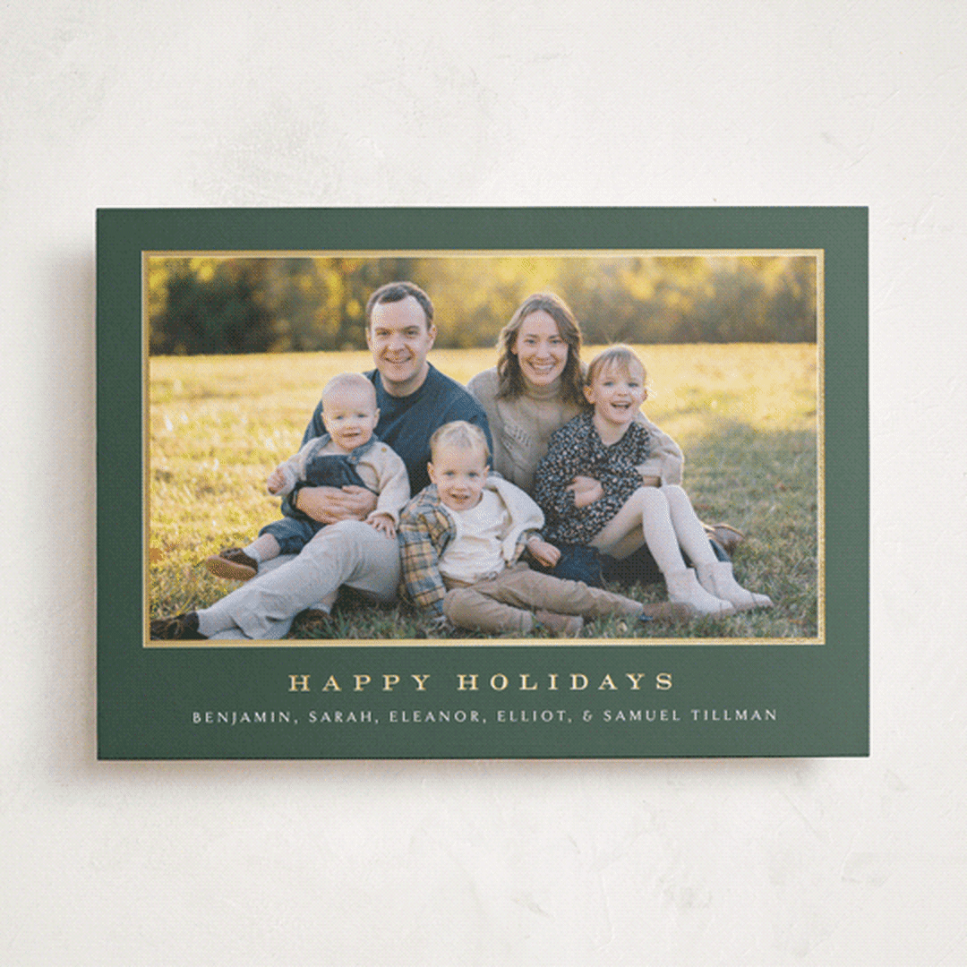 "Meadows" - Holiday Cards in Pine by Amy Kross - Front