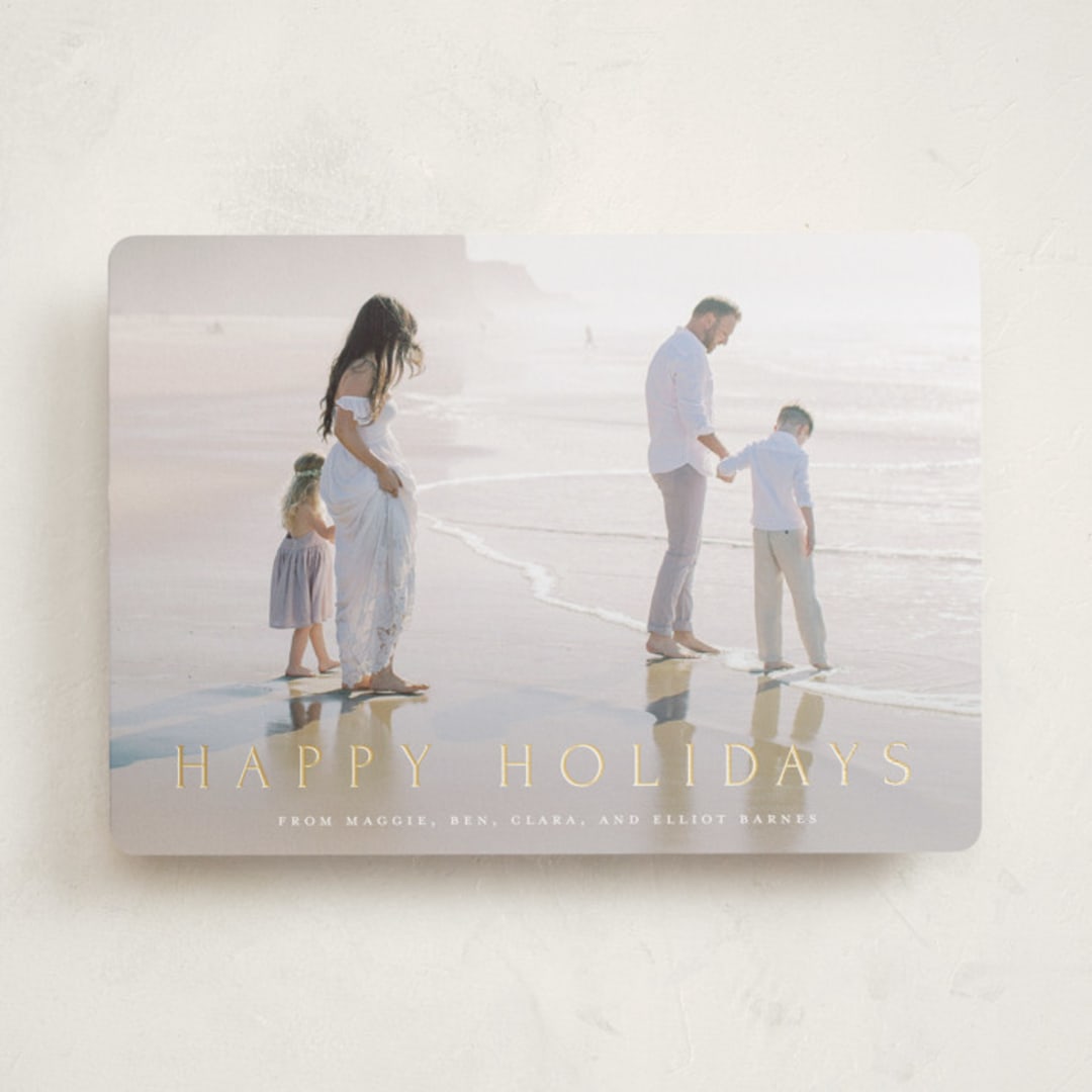 "Vast" - Holiday Cards in Snow by Amy Kross - Front