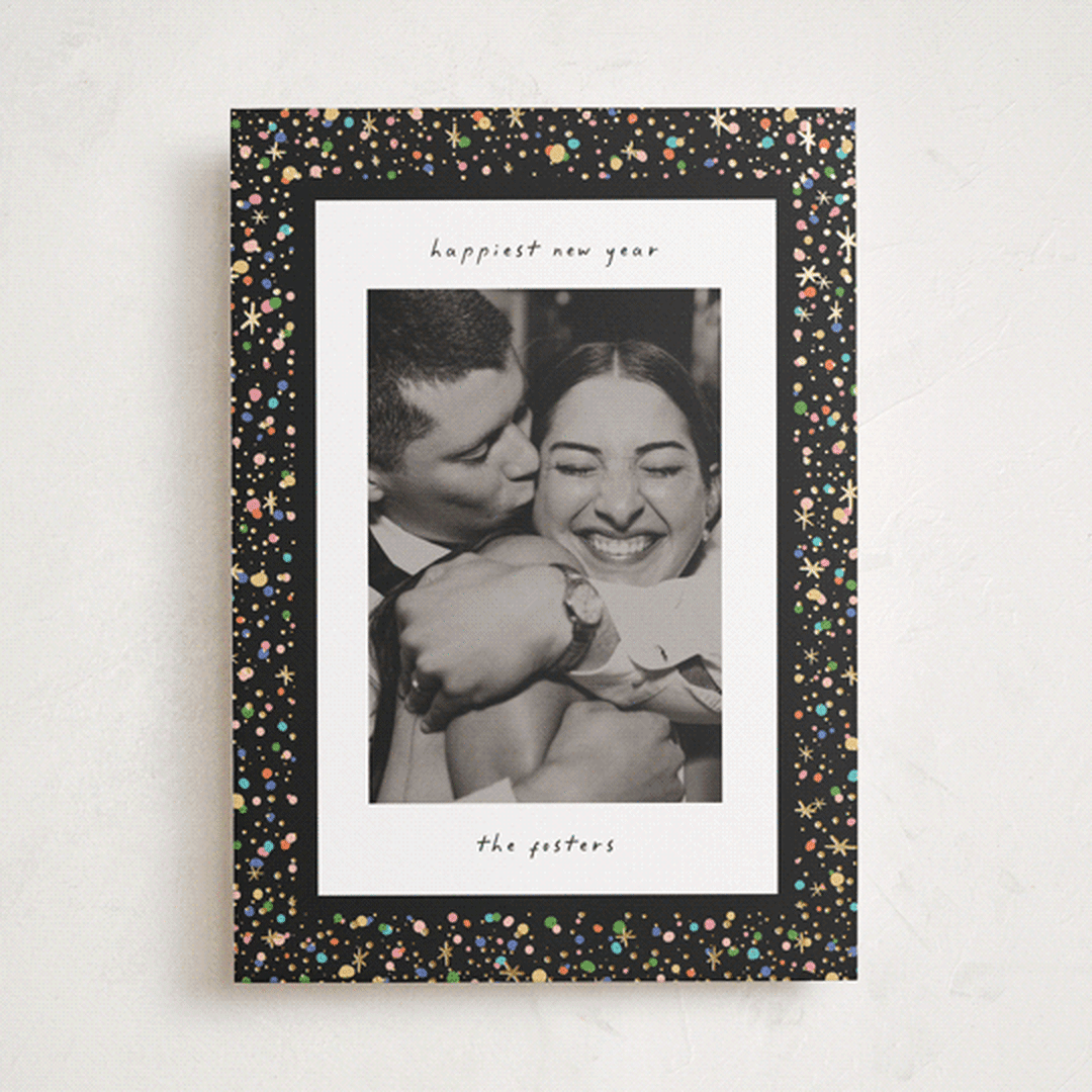 "Confetti and Sparkle" - Holiday Cards in Popped by Pixel and Hank - Front