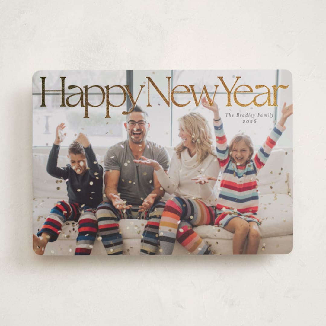 "Sparkle Top" - Holiday Cards in Ink by Inkblot Design - Front