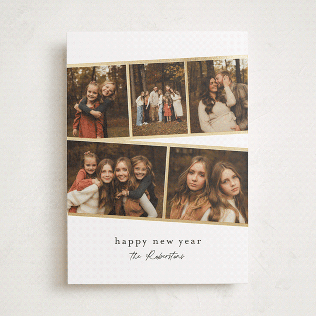 "Fancy Film" - Holiday Cards in Snowflake by Jessica Williams - Front