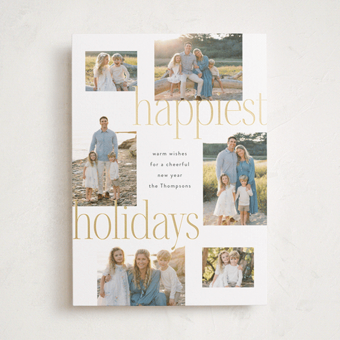 "Large Holidays" - Holiday Cards in Polar Bear by Ashlee Townsend - Front