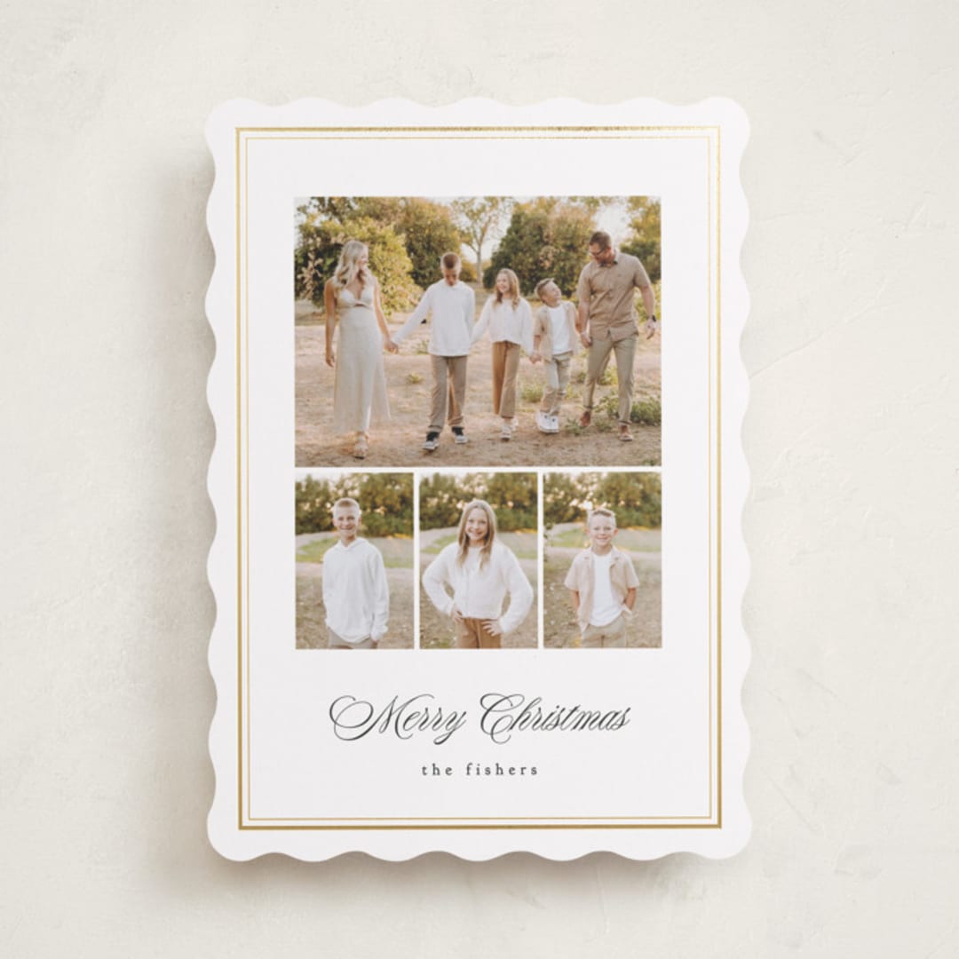 "Hampton House" - Holiday Cards in Snow by Erin L. Wilson - Front