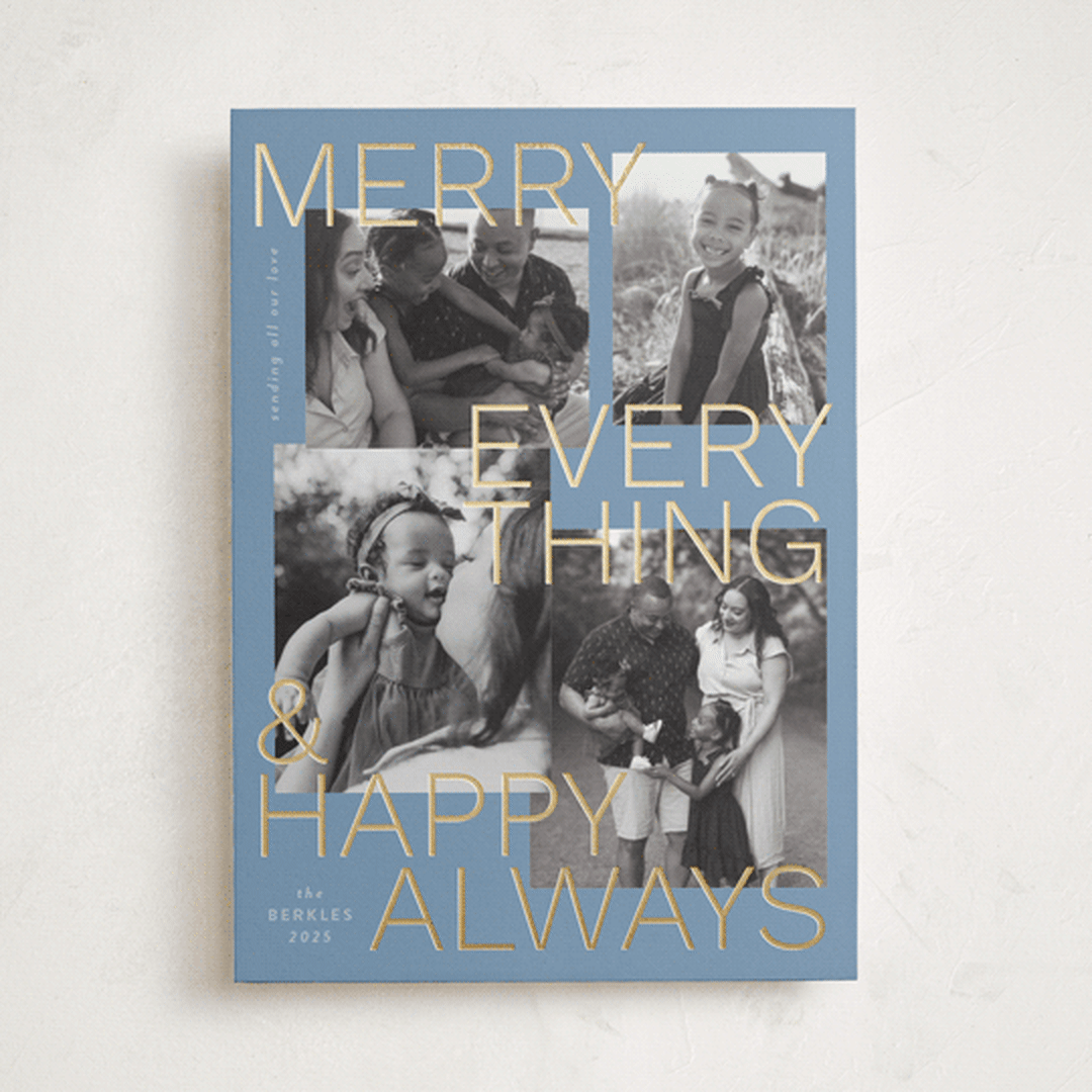 "Merry Everything" - Holiday Cards in Winter by Inkblot Design - Front