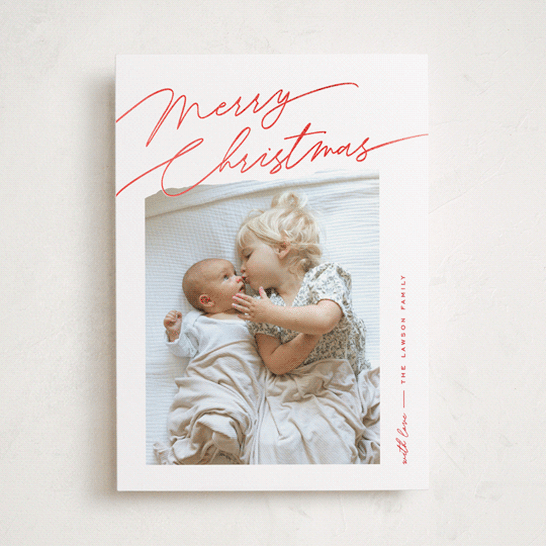 "Elements" - Holiday Cards in Holly by Pixel and Hank - Front