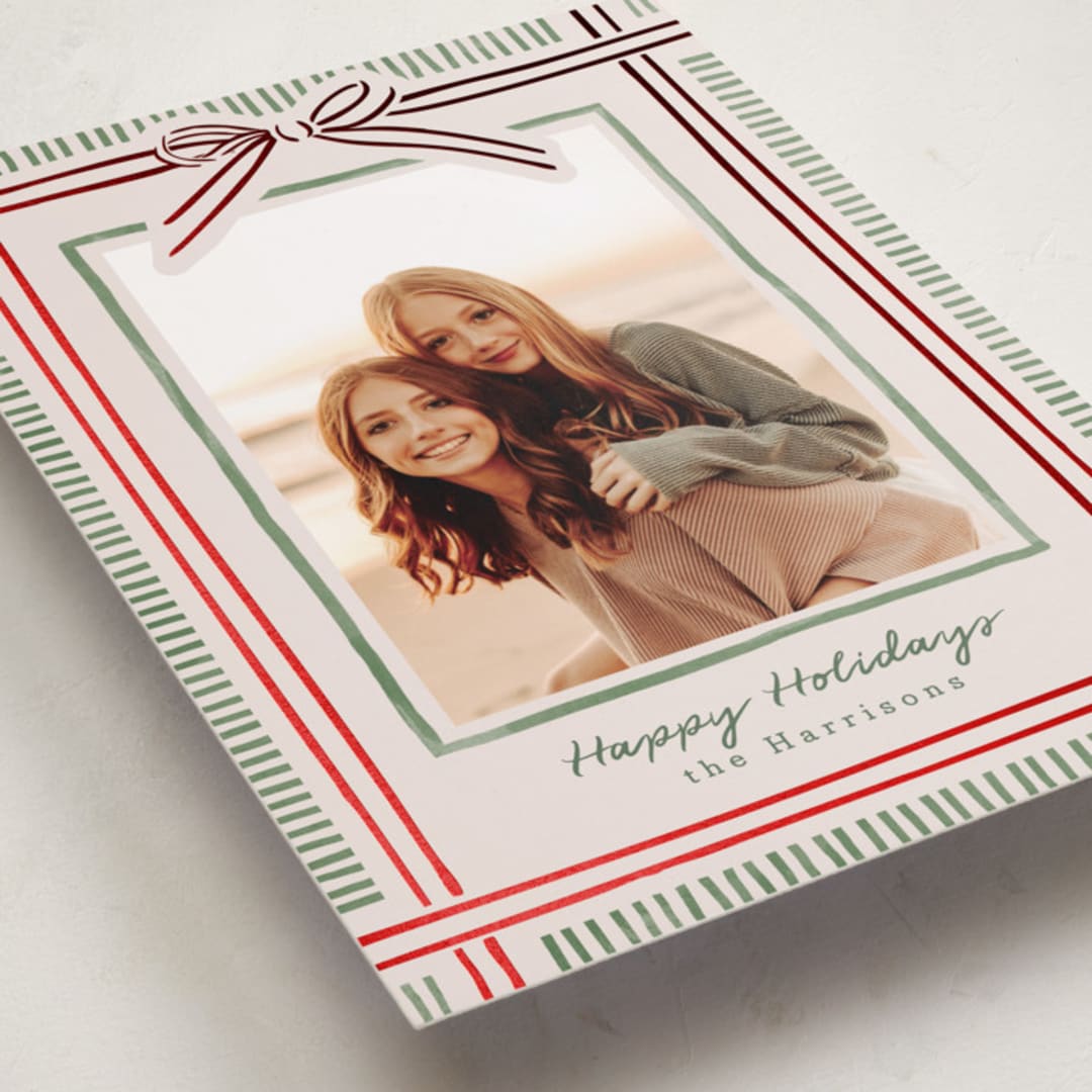 Foil-pressed stationery