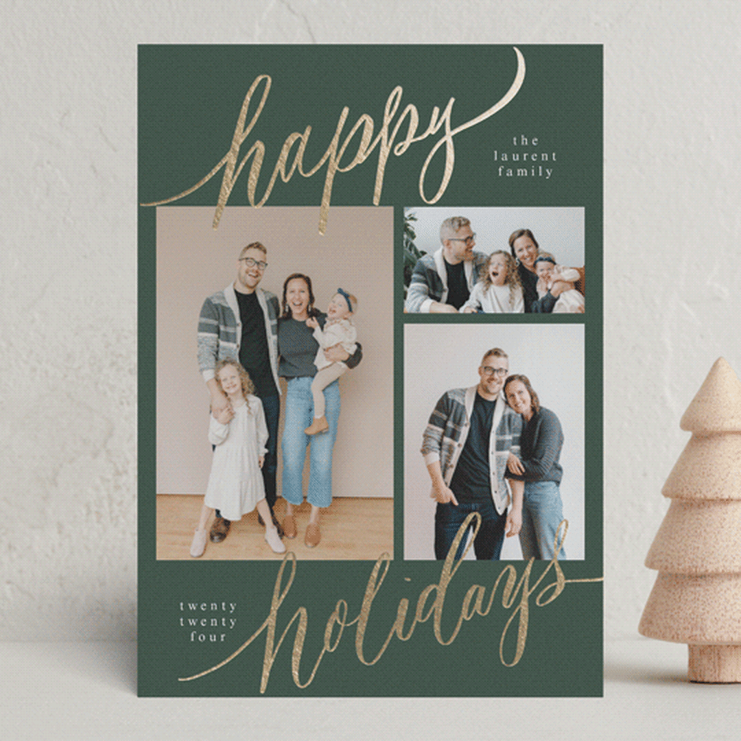 Tri-photo Happy Holidays