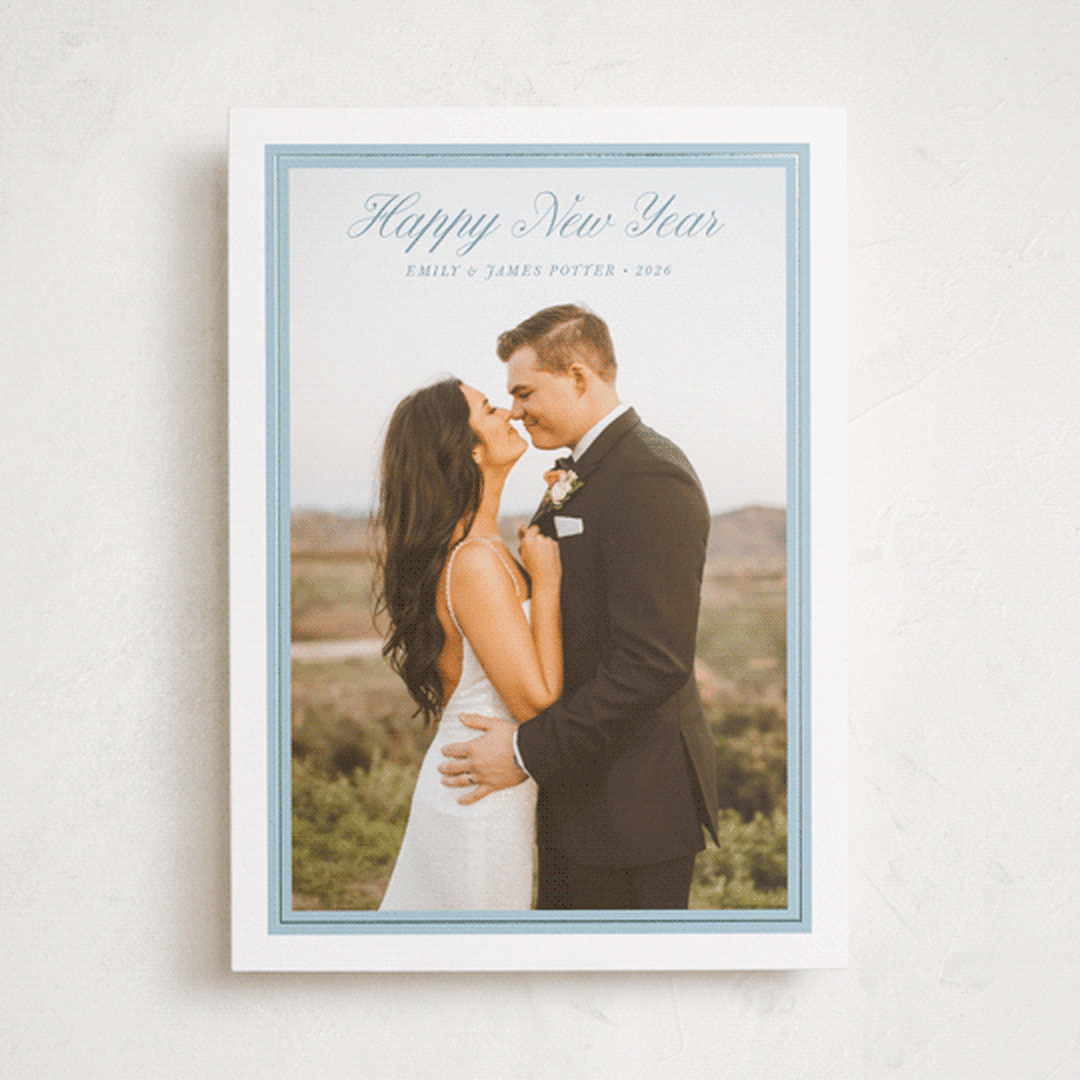 "Evermore" - Holiday Cards in Frost by Alston Foster - Front