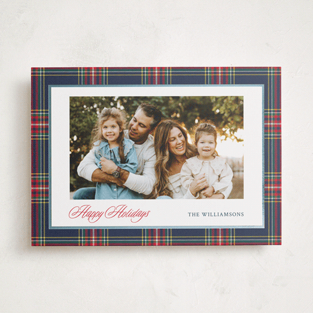 "Navy Baby" - Holiday Cards in Navy by Cindy Reynolds - Front
