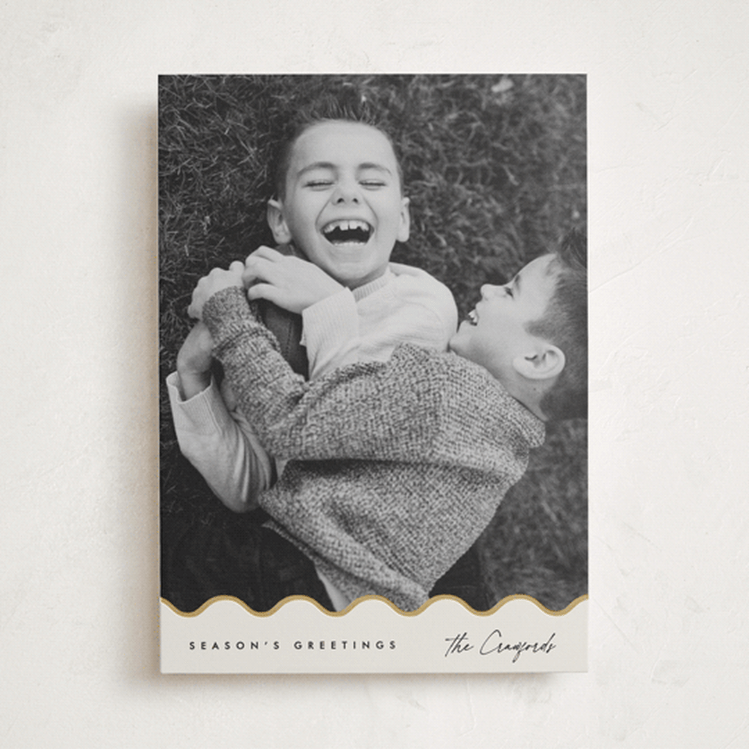 "havin' fun" - Holiday Cards in Latte by Carolyn Nicks - Front