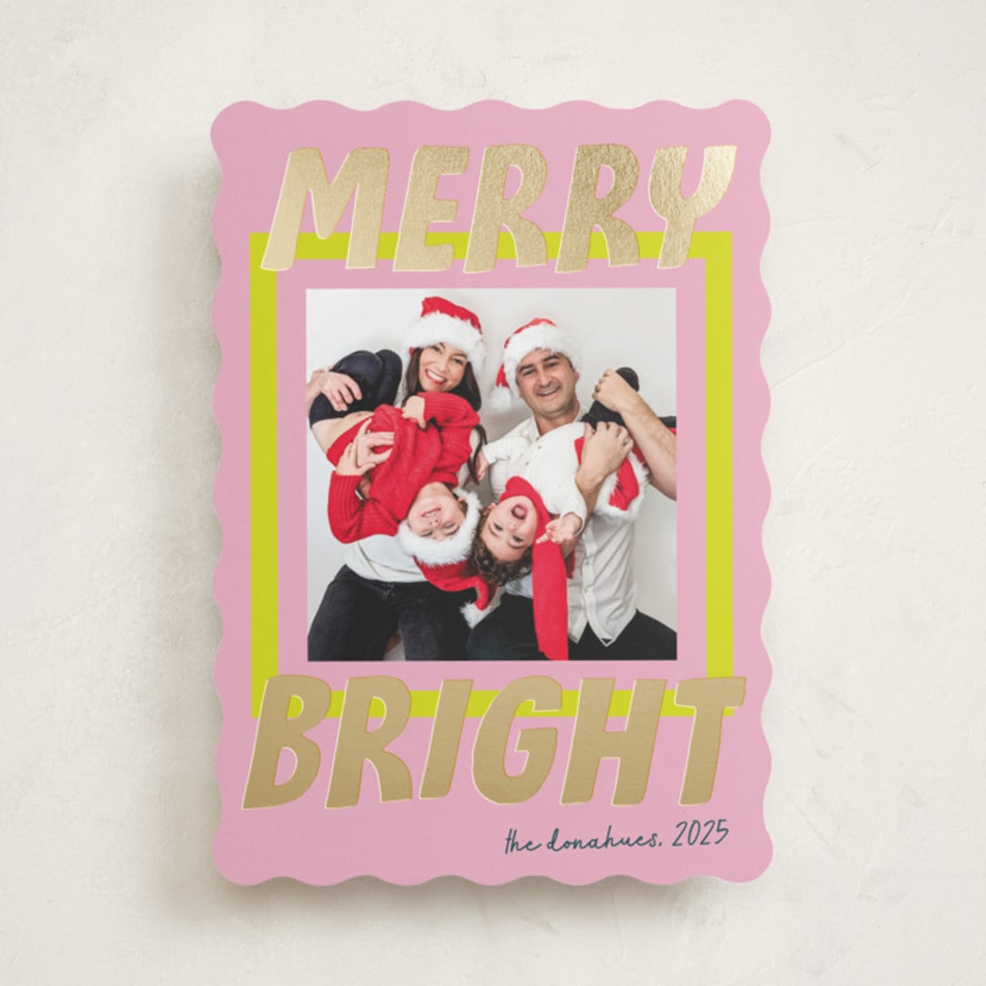 "Bold and Bright" - Holiday Cards in Gumdrop by Shari Margolin - Front