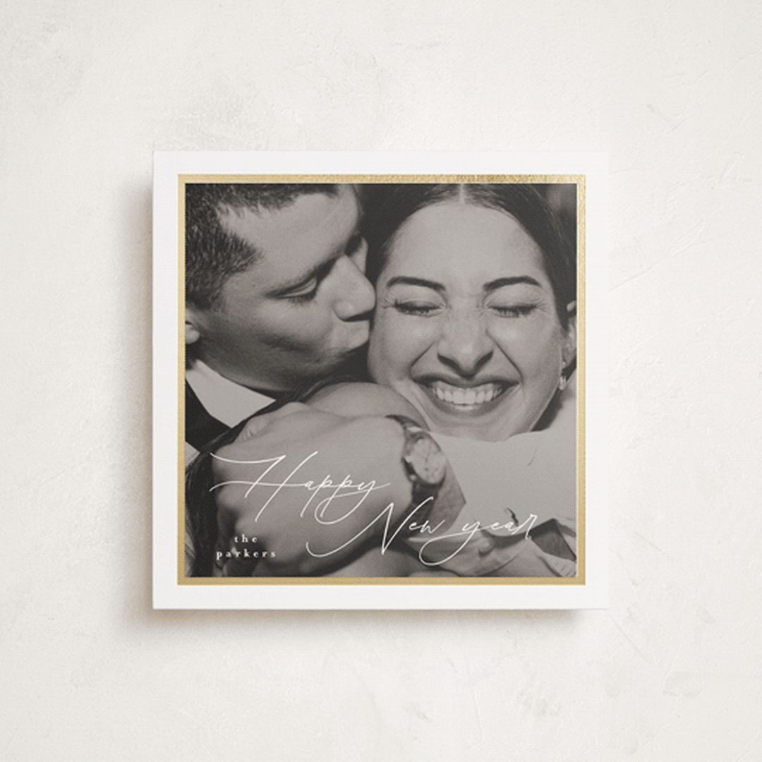 "Holiday Soneto" - Holiday Cards in Snow by Tamara Hilje - Front