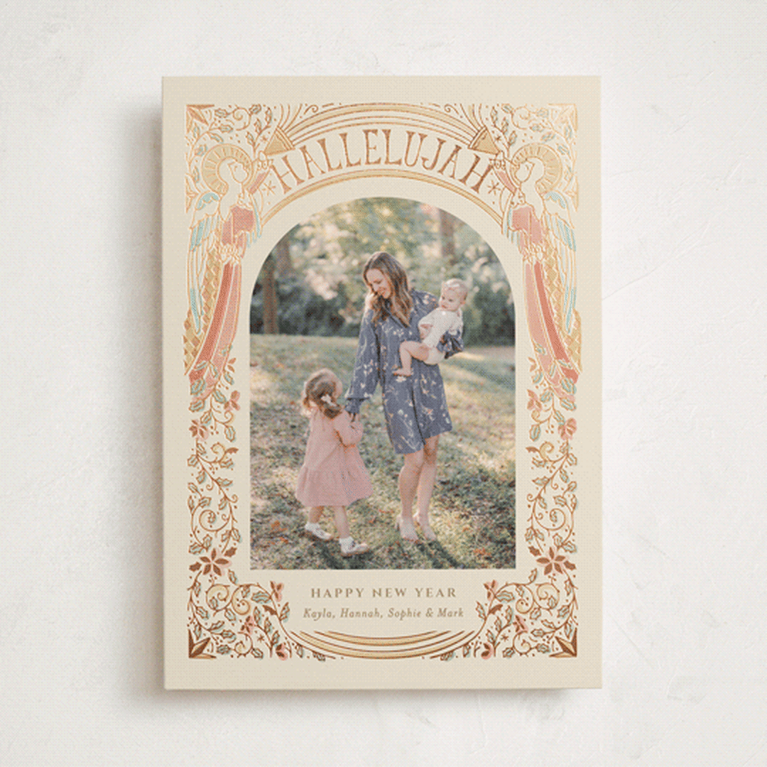 "Angels Arch" - Holiday Cards in Sandy by Becky Nimoy - Front