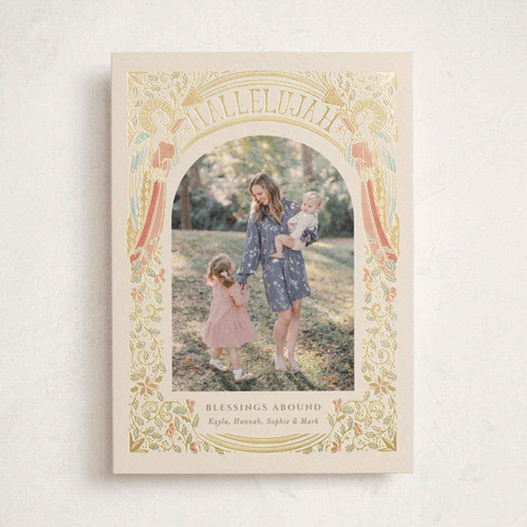 "Angels Arch" - Holiday Cards in Sandy by Becky Nimoy - Front