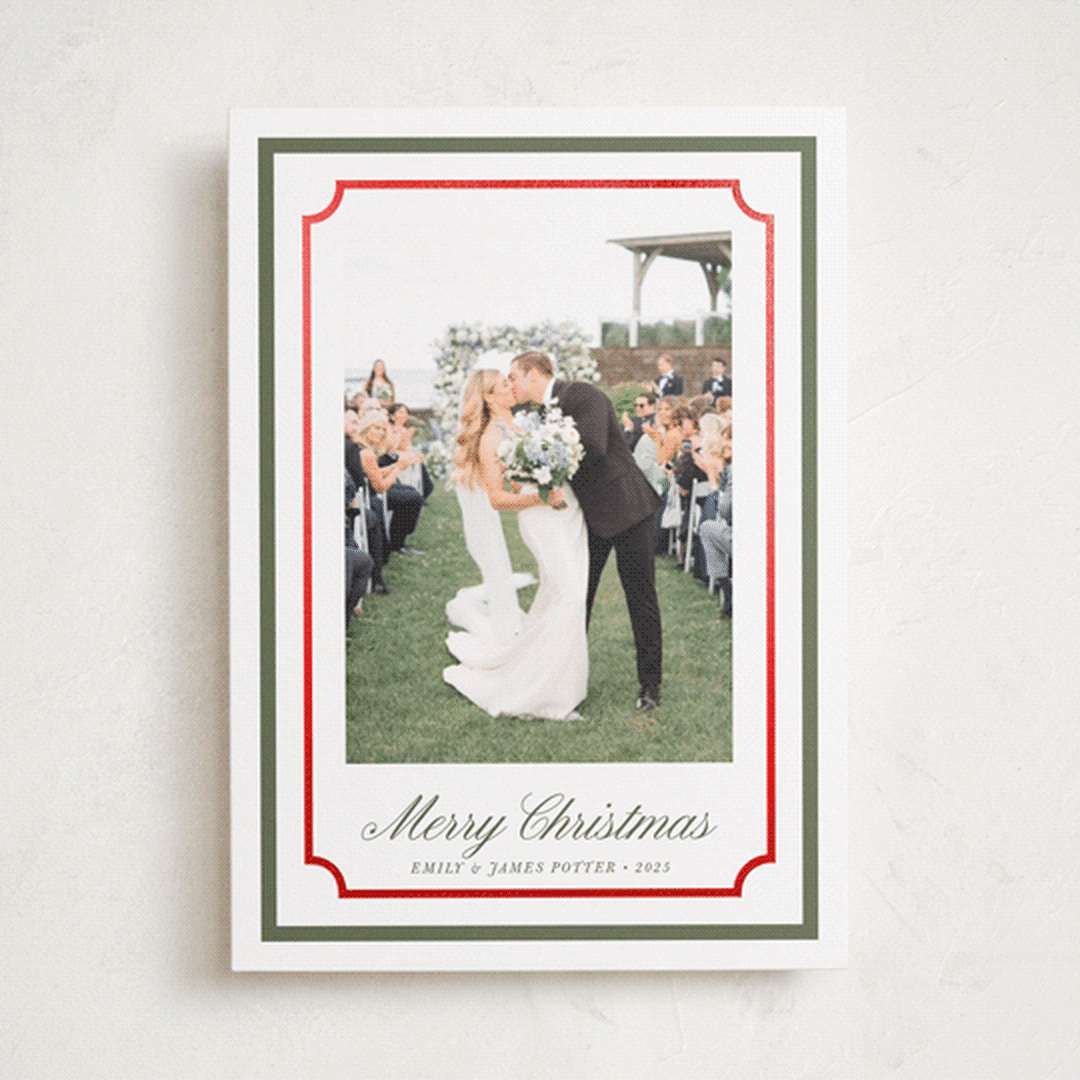 "Charming Frame" - Holiday Cards in Holly Jolly by Alston Foster - Front