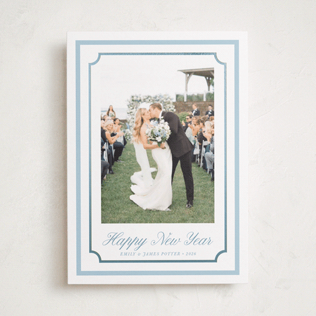 "Charming Frame" - Holiday Cards in Riviera by Alston Foster - Front