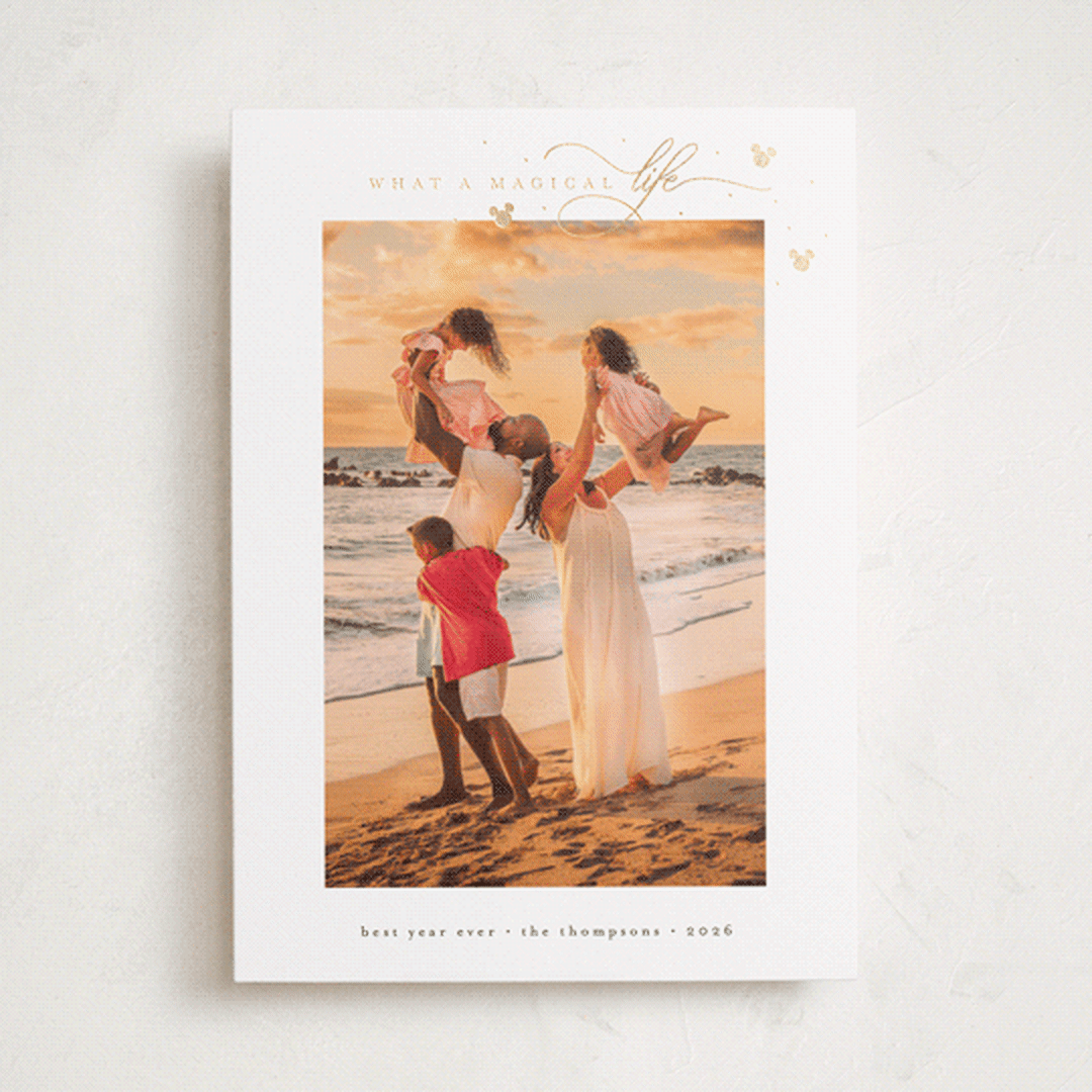 "Magical Life Sparkles" - Holiday Cards in Snow by Ashlee Townsend - Front