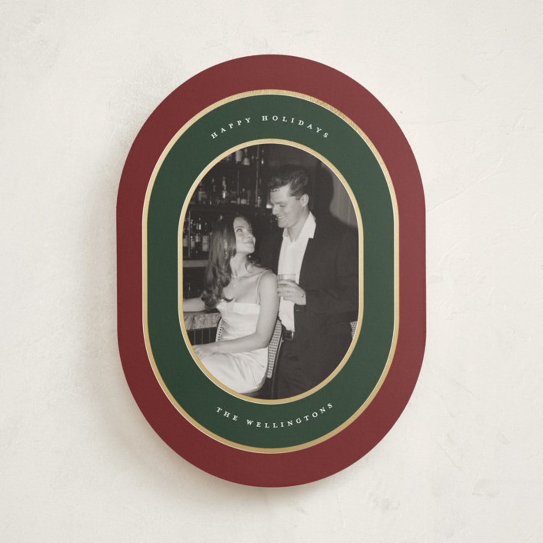 "holiday velvet" - Holiday Cards in Wine by Grae - Front