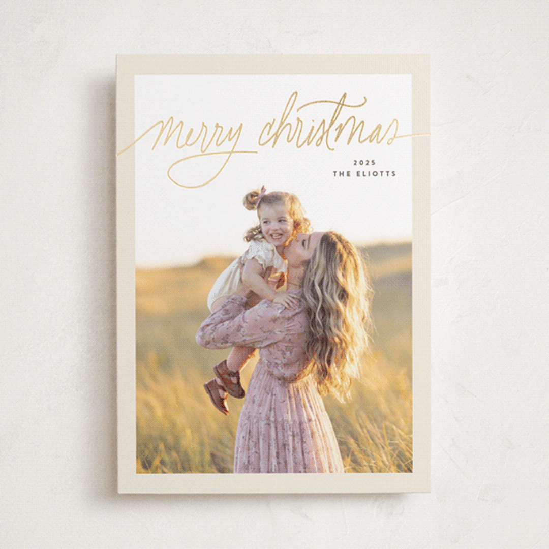 "full of hope" - Holiday Cards in Brass by Design Lotus - Front