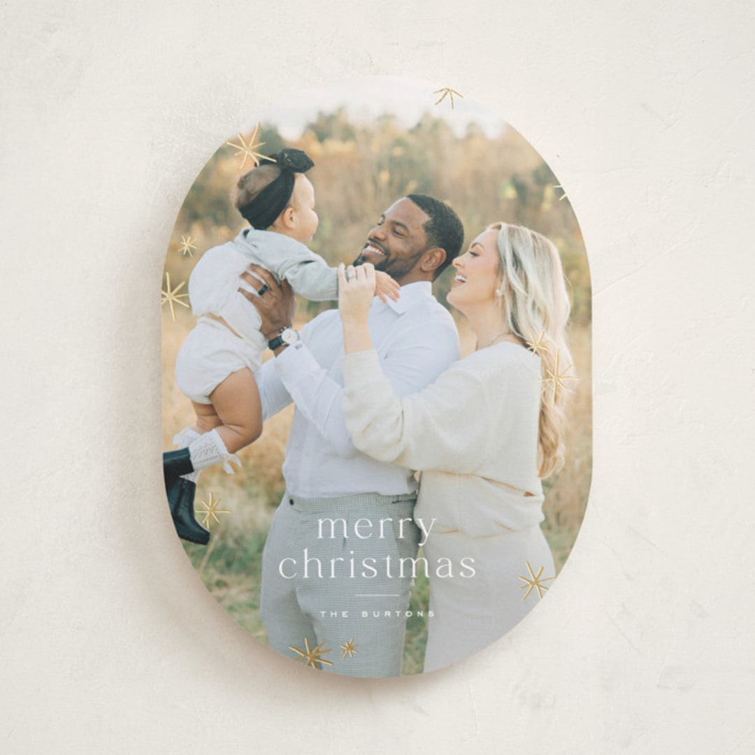 "Twinkle!" - Holiday Cards in Snow by Wildfield Paper Co - Front