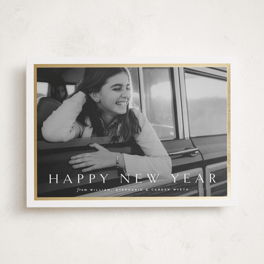 "Winds" - Holiday Cards in Cotton by Amy Kross - Front