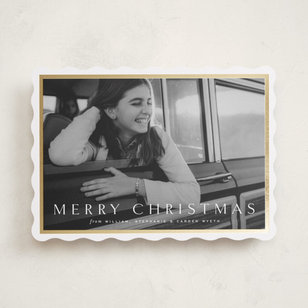 "Winds" - Holiday Cards in Cotton by Amy Kross - Front