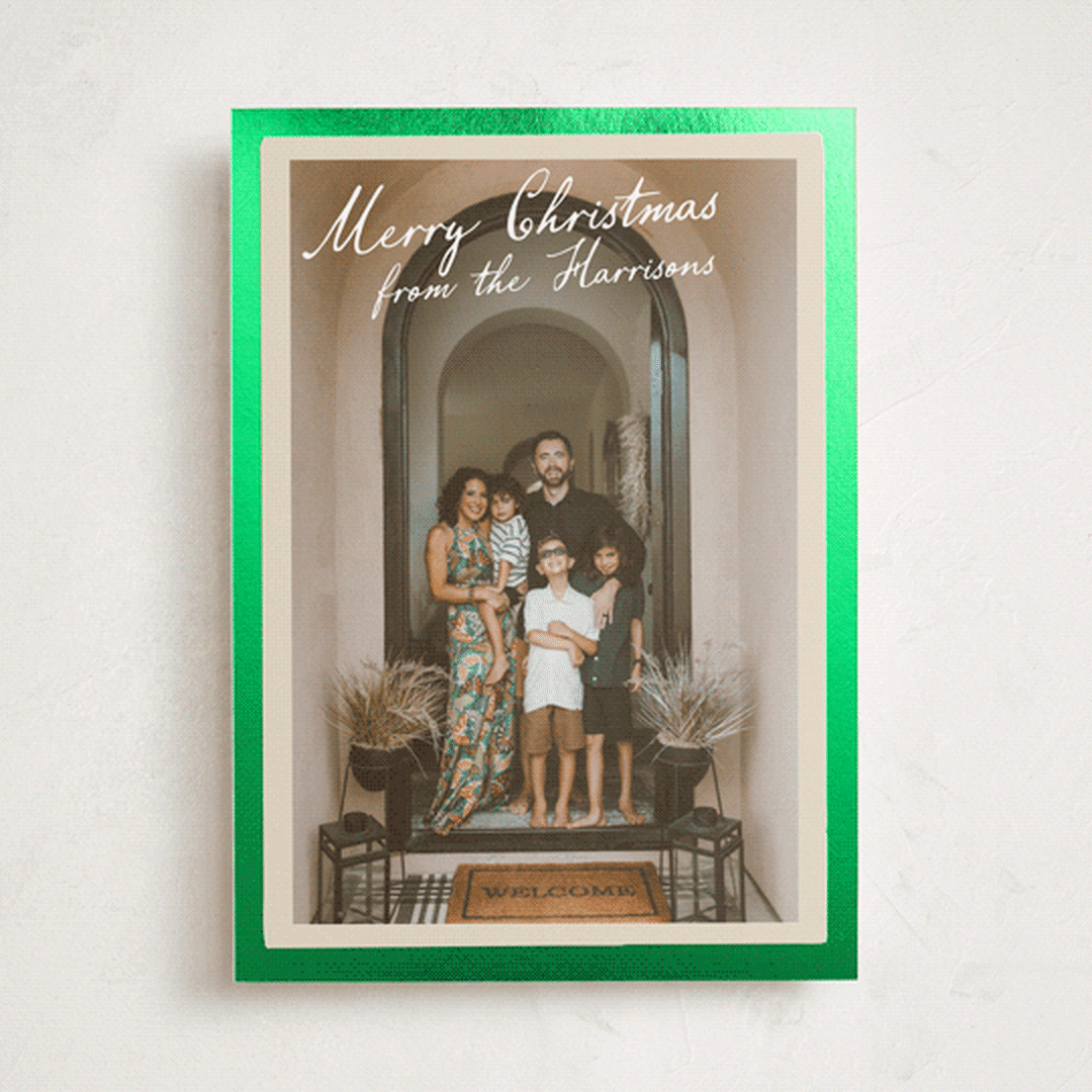 "Vintage photo card" - Holiday Cards in Cream by Maja Cunningham - Front