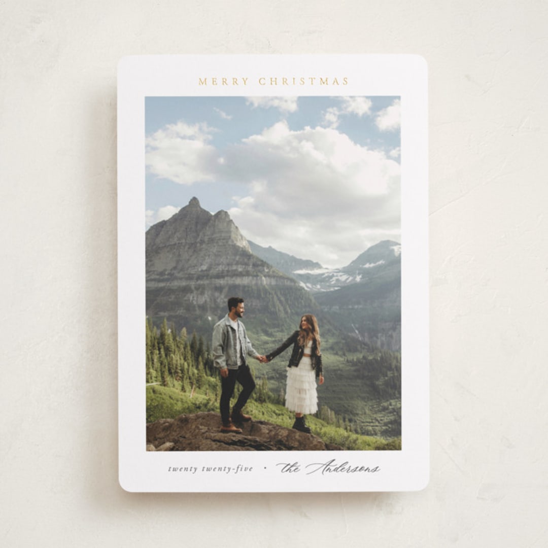 "Scenic" - Holiday Cards in Snow by Nicole Walsh - Front