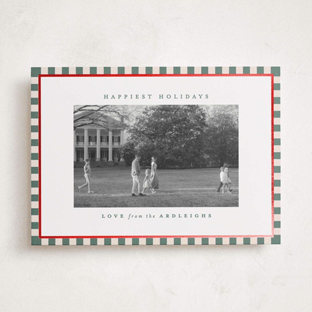 "The Charleston" - Holiday Cards in Spruce by Kristie Kern - Front