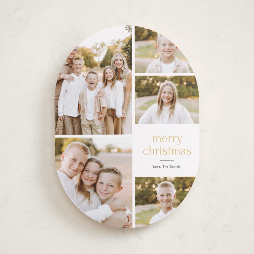 "Photo Lead" - Holiday Cards in Ash by Carolyn MacLaren - Front