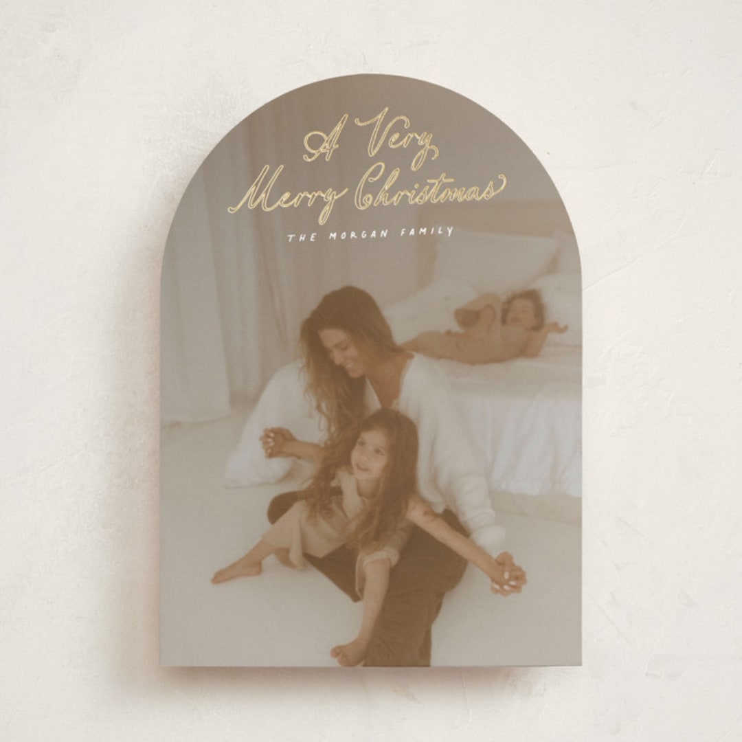 "Very Merry Christmas" - Holiday Cards in Icicle by Hooray Creative - Front