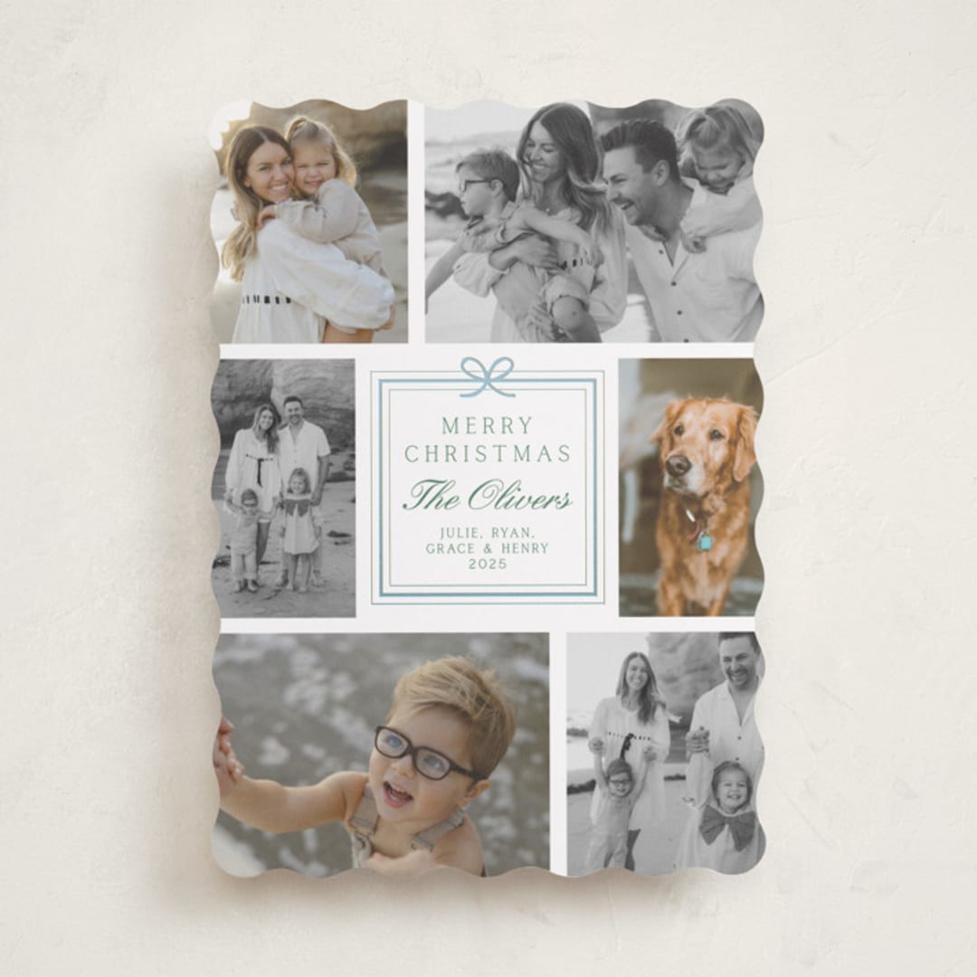 "The Best Gifts" - Holiday Cards in Frost by Alston Foster - Front