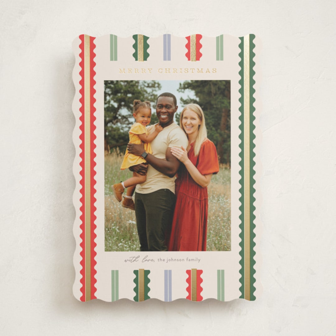 "Swiggle" - Holiday Cards in Fruitcake by Pixel and Hank - Front