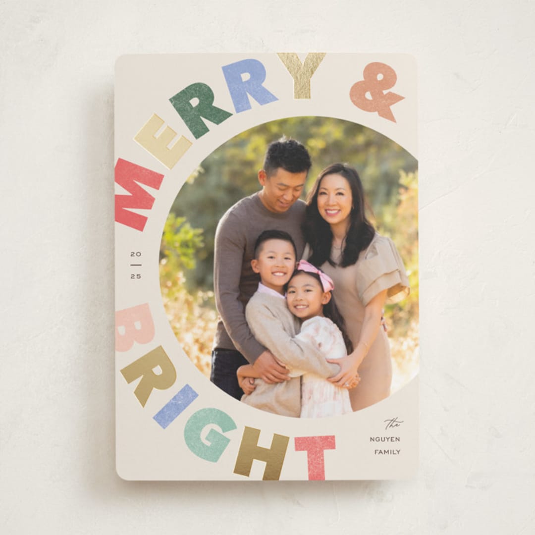 "Merry-go-round" - Holiday Cards in Funfetti by Pixel and Hank - Front